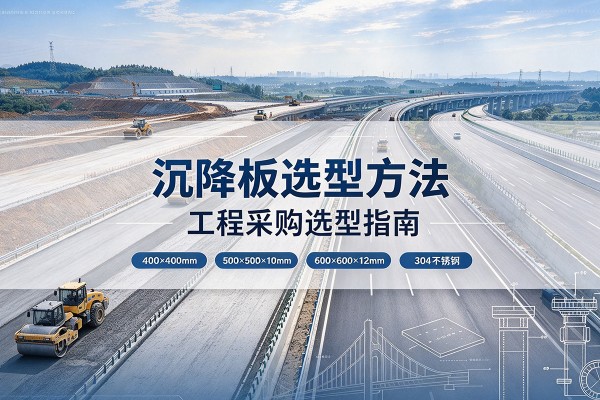 滨江沉降板选择方法