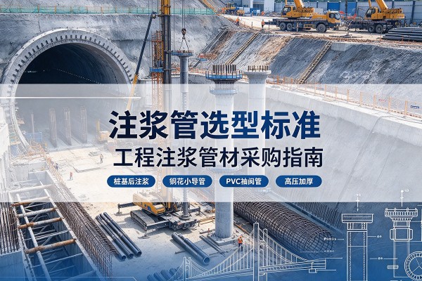 滨江注浆管选型标准
