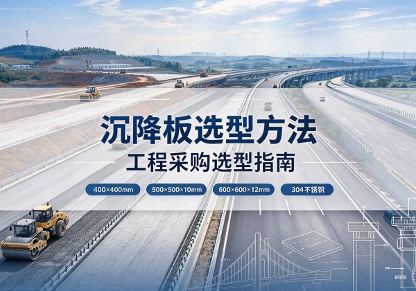 滨江沉降板选择方法