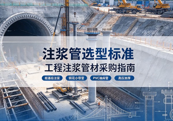 滨江注浆管选型标准